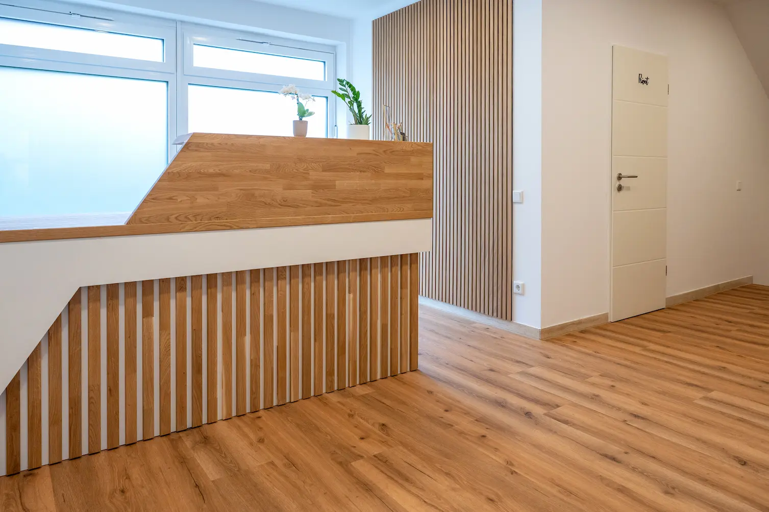 Empfangsbereich der Physiotherapie-Praxis Plan B Therapie